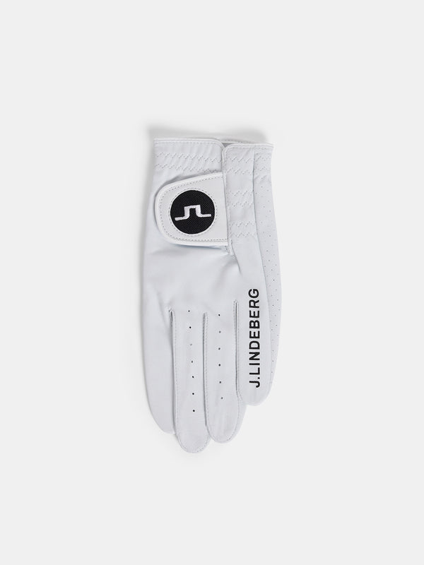 j.lindeberg Ron Leather Golf Glove A White