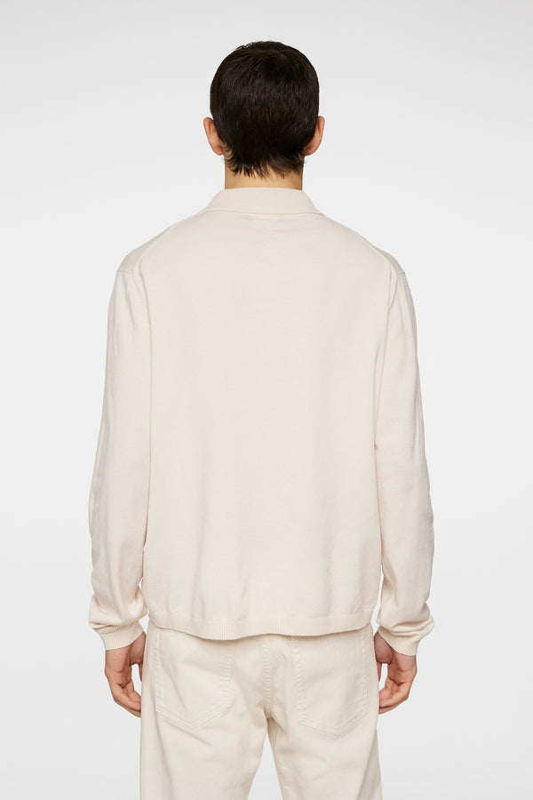 J.lindeberg Rowan LS Polo Moonbeam