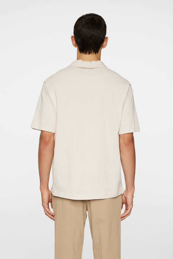 J.lindeberg Roy Relaxed Polo Pique Moonbeam