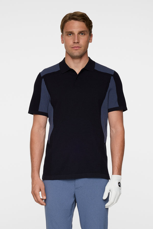 j.lindeberg Ruben Knitted Shirt JL Navy