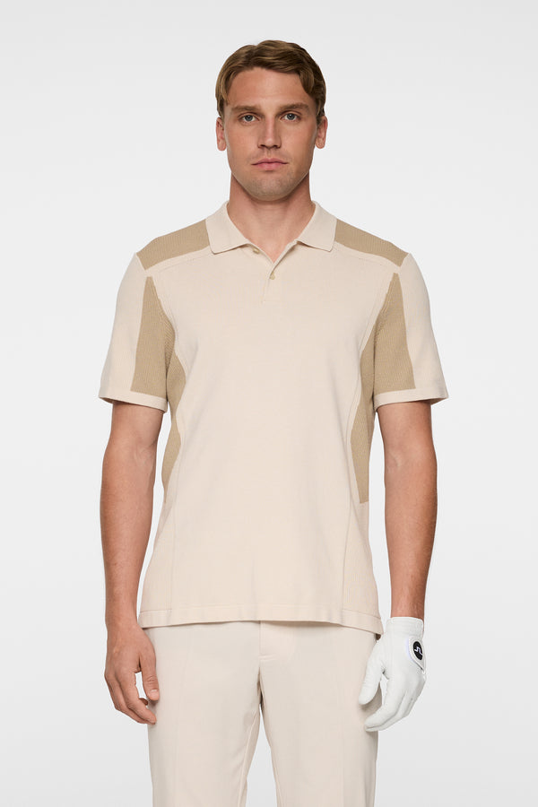 j.lindeberg Ruben Knitted Shirt Moonbeam