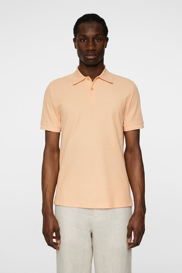 j.lindeberg Rudy slim Polo Pique Mock Orange