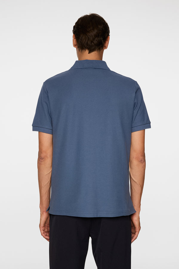 J.lindeberg Rudy Slim Polo Pique Vintage Indigo