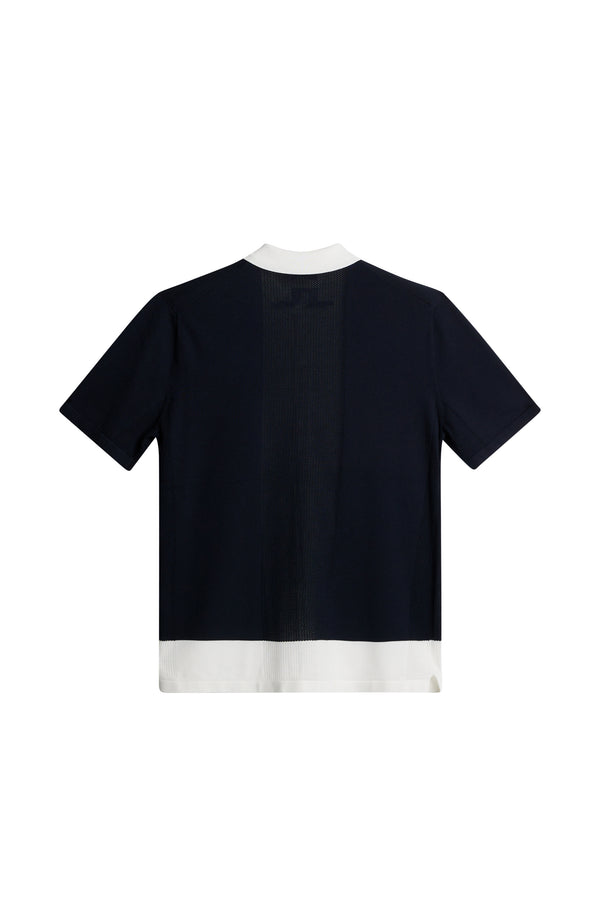 J.lindeberg Rue Knitted Polo Shirt JL Navy