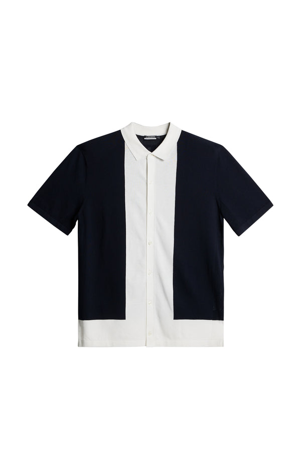 J.lindeberg Rue Knitted Polo Shirt JL Navy