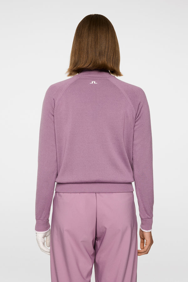 J.lindeberg Ruth Windbreaker Sweater Very Grape