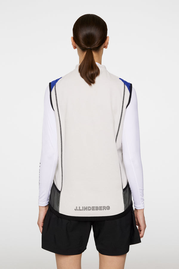 J.lindeberg Sanaa Hybrid Vest Moonbeam Melange