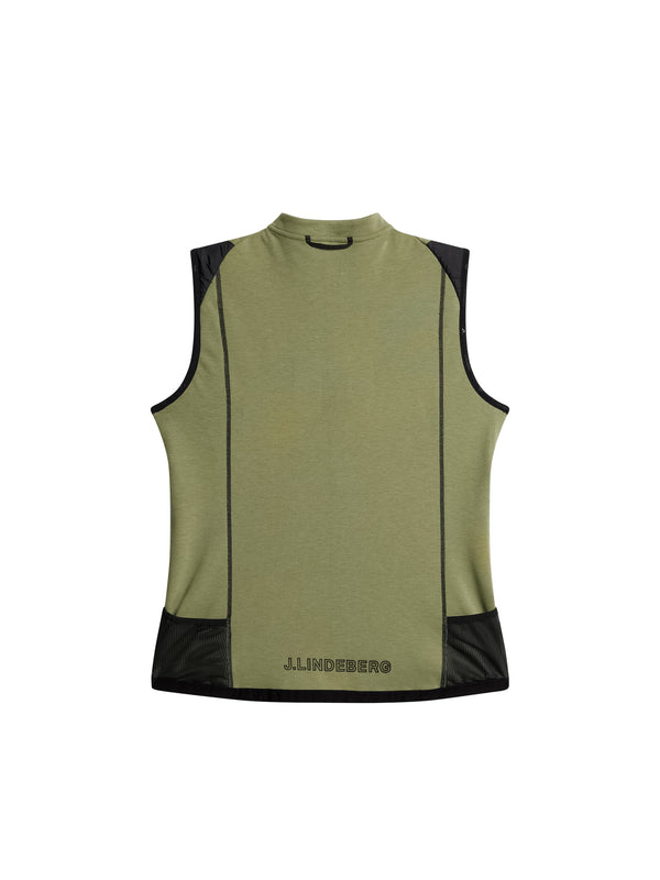 J.lindeberg Sanaa Hybrid Vest Oil Green