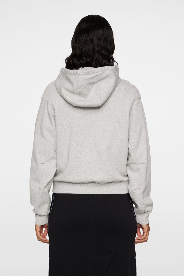 J.lindeberg Sandie Hoodie Light Grey Melange