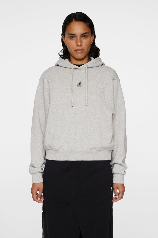 j.lindeberg Sandie Hoodie Light Grey Melange
