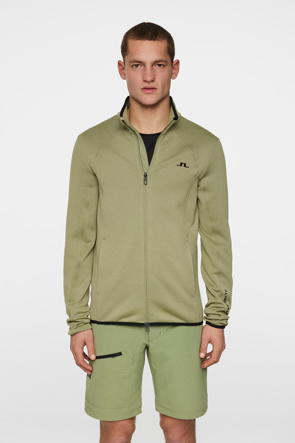j.lindeberg Santino Polartec Mid layer Oil Green