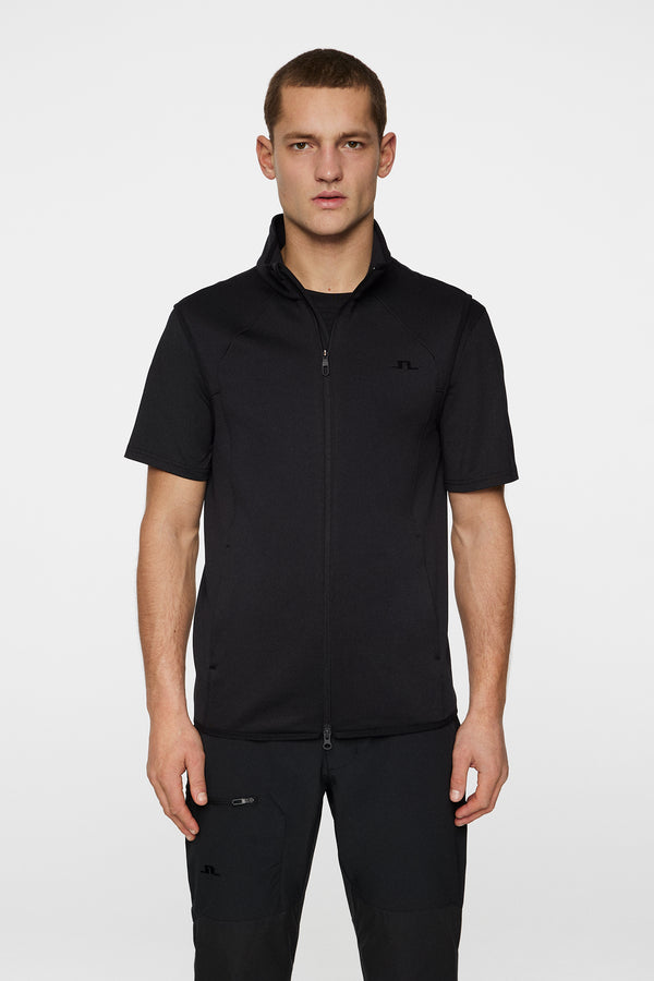 j.lindeberg Santino Polartec Vest Black