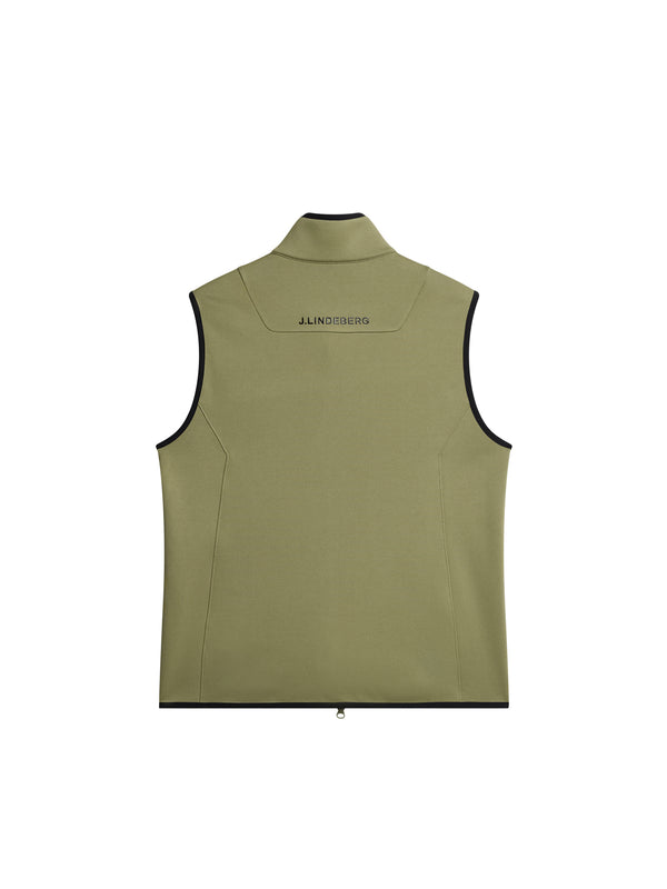 J.lindeberg Santino Polartec Vest Oil Green