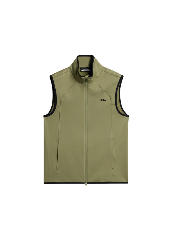J.lindeberg Santino Polartec Vest Oil Green