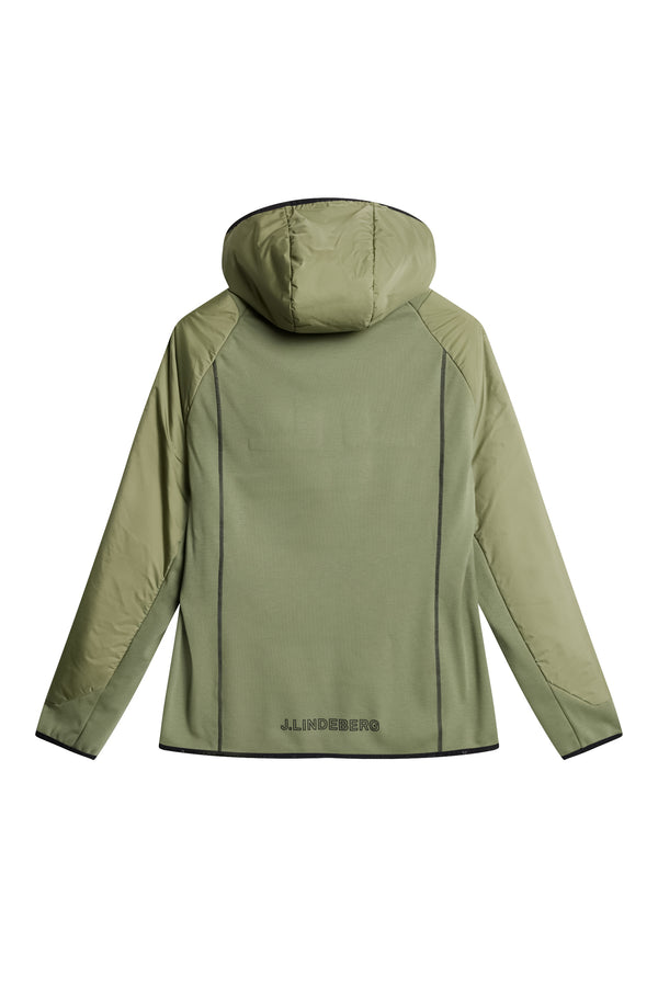 J.lindeberg Scott Hybrid Hood Oil Green