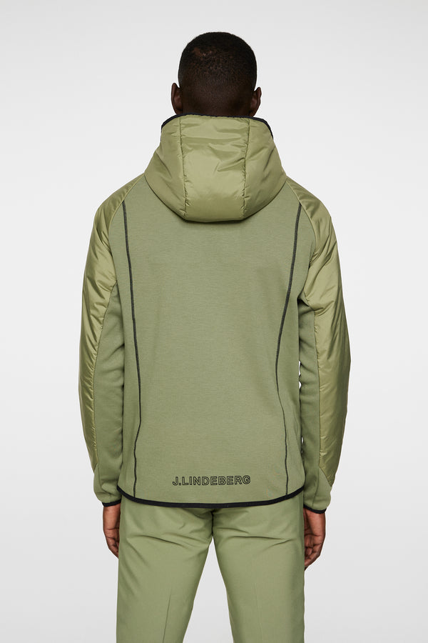 J.lindeberg Scott Hybrid Hood Oil Green