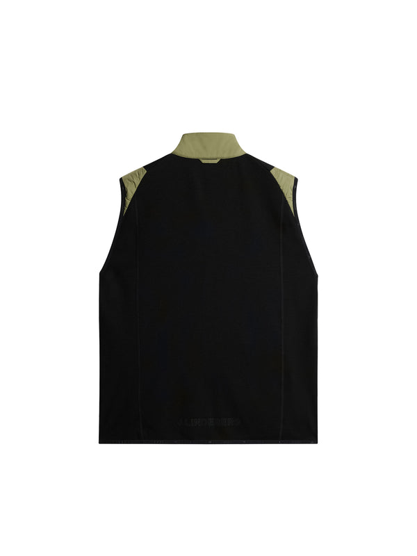J.lindeberg Scott Hybrid Vest Oil Green
