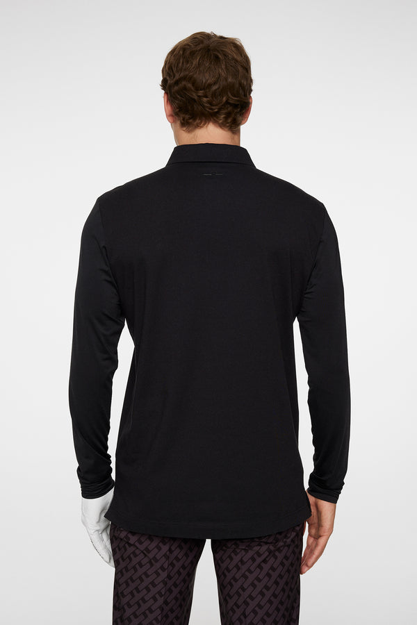 J.lindeberg Sean Hybrid LS Polo Black