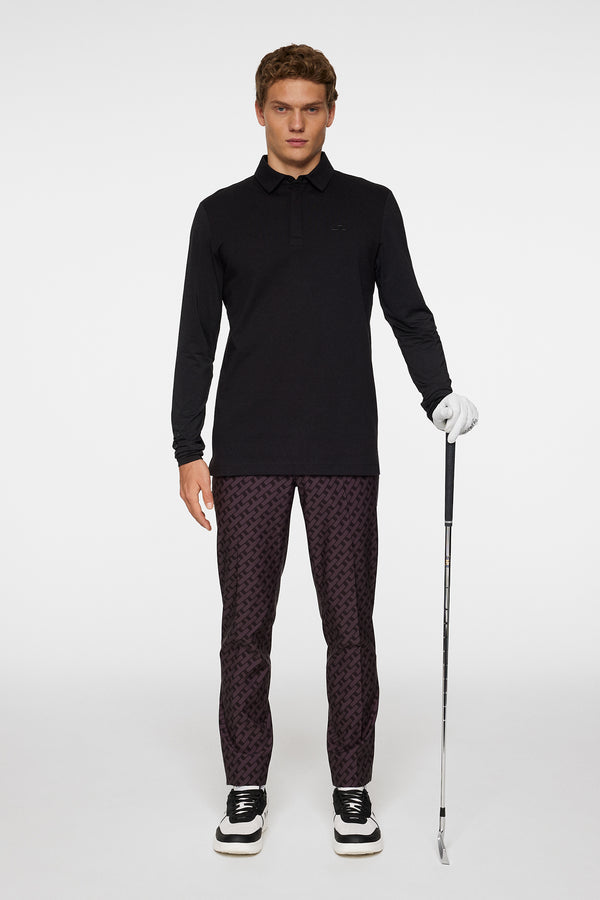 J.lindeberg Sean Hybrid LS Polo Black