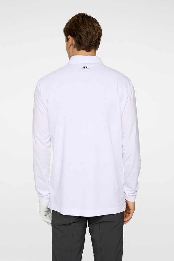 J.lindeberg Sean Hybrid LS Polo White