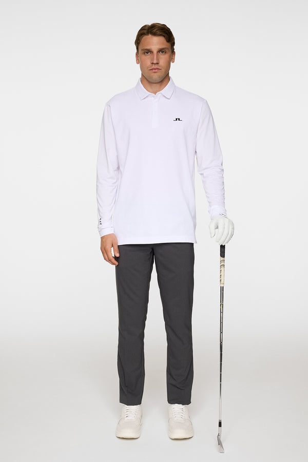 J.lindeberg Sean Hybrid LS Polo White