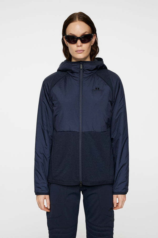 j.lindeberg Shona Hybrid Hood Jacket JL Navy