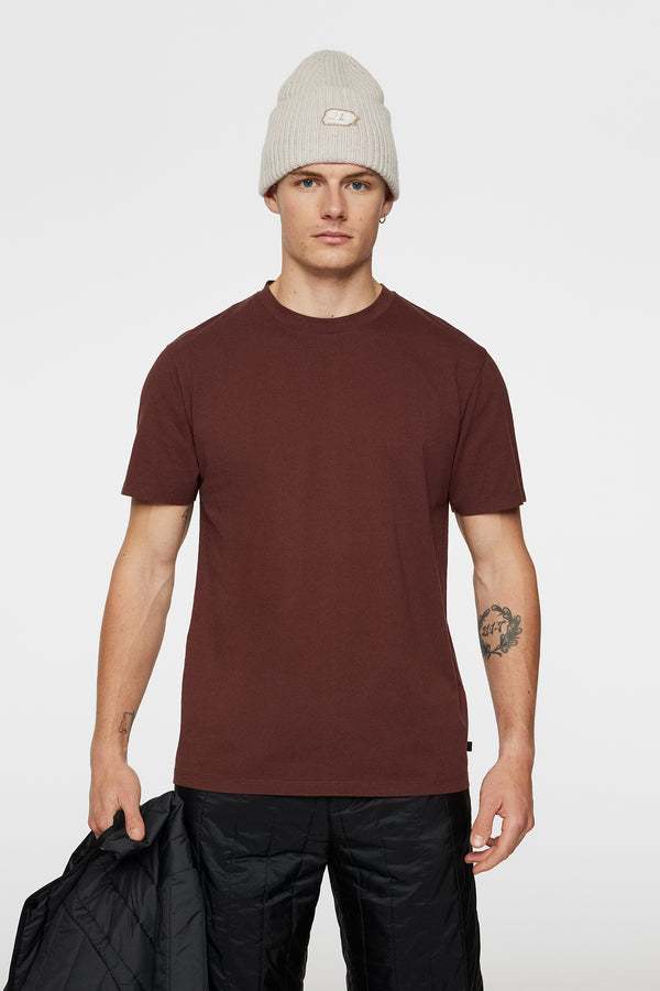 j.lindeberg Sid Basic T Shirt Bitter Chocolate