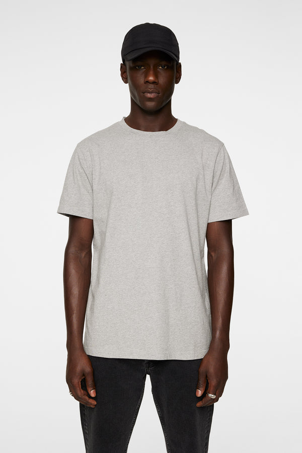 j.lindeberg Sid Basic T Shirt Light Grey Melange