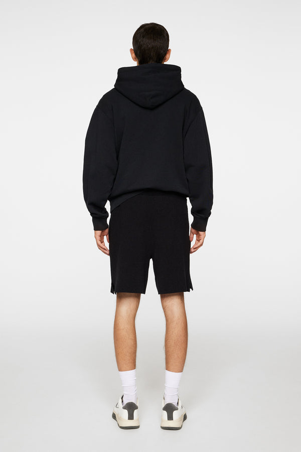 J.lindeberg Simon Knitted Boucle Shorts Black