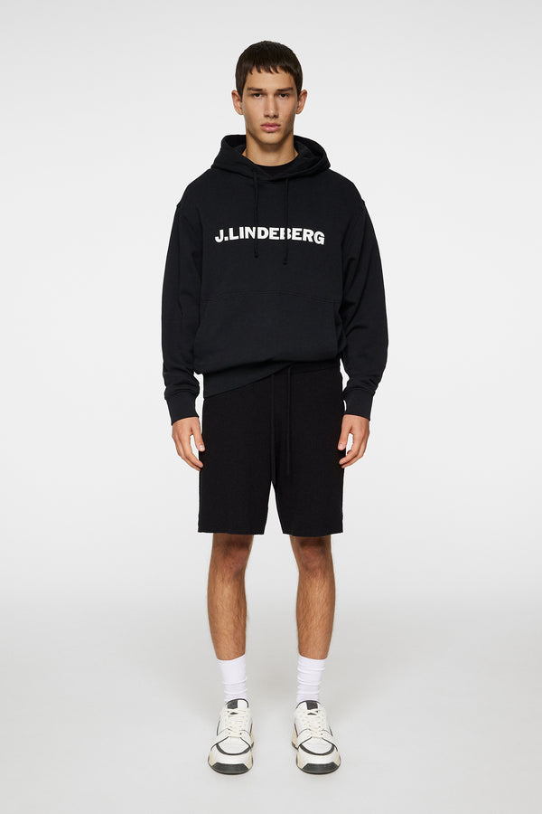 J.lindeberg Simon Knitted Boucle Shorts Black