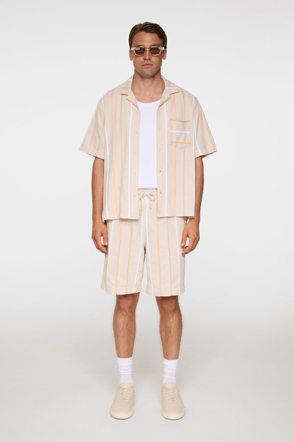 J.lindeberg Simon Stripe Shorts Moonbeam