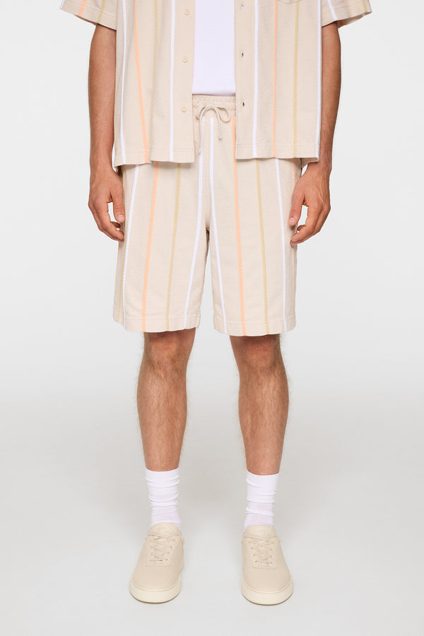 j.lindeberg Simon Stripe Shorts Moonbeam