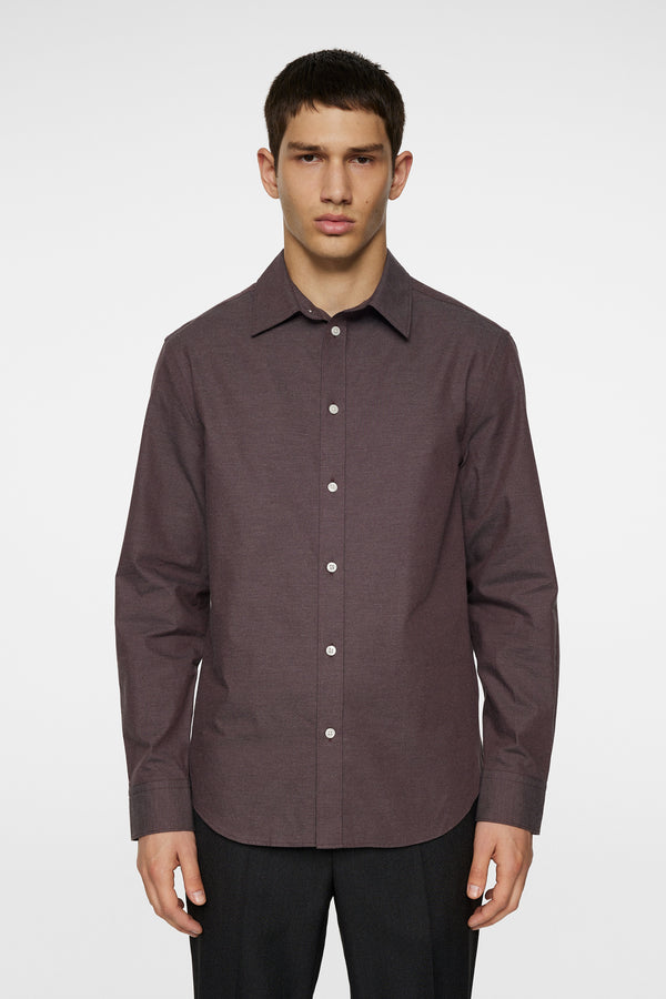 j.lindeberg Slim Light Flannel Shirt Huckleberry