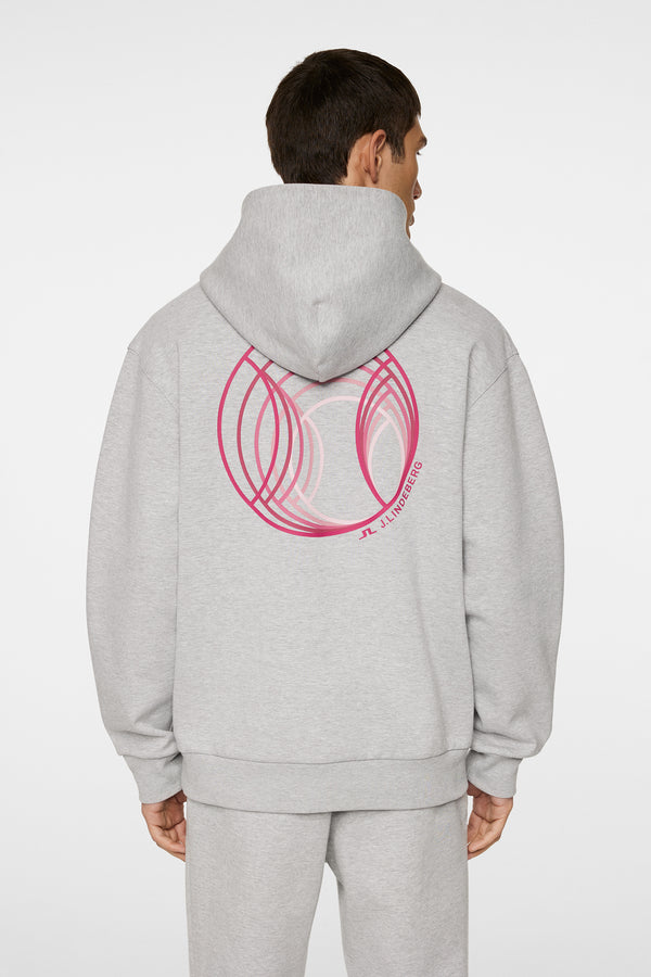 J.lindeberg Steffen Hood Light Grey Melange