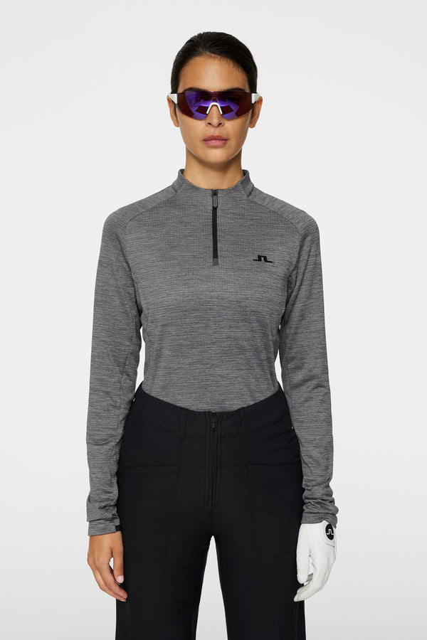 j.lindeberg Steffi Mid Layer Dark Grey Melange