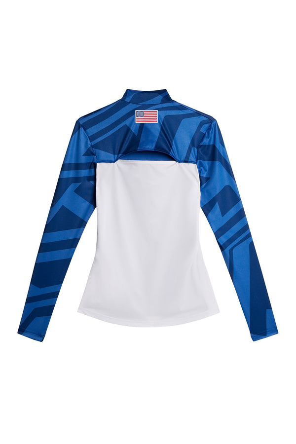 J.lindeberg Sylvie Compression Top US Golf Blue