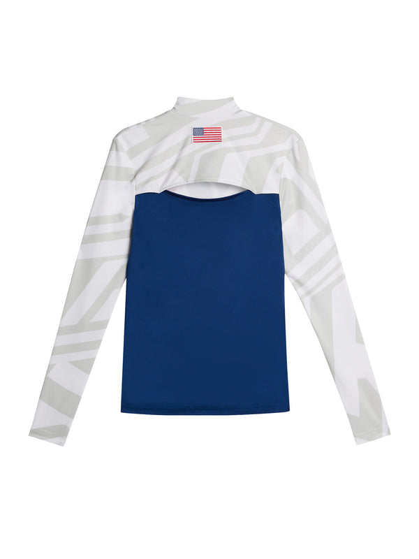 J.lindeberg Sylvie Compression Top US Golf White