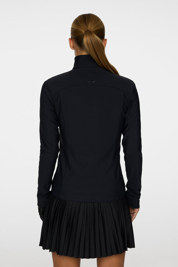 J.lindeberg Taylor Zip Mid Layer Black