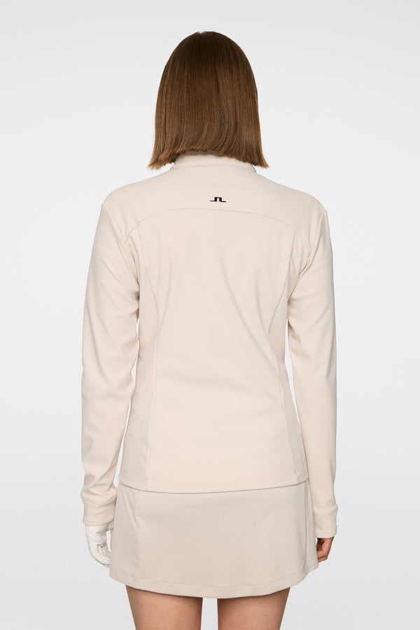 J.lindeberg Taylor Zip Mid Layer Moonbeam