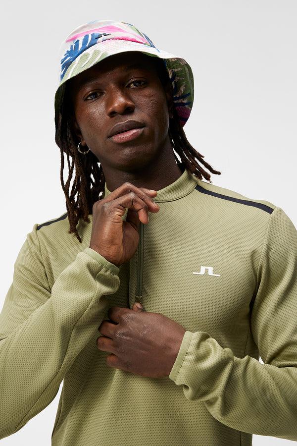 J.lindeberg Tech Bridge Mid Layer Oil Green