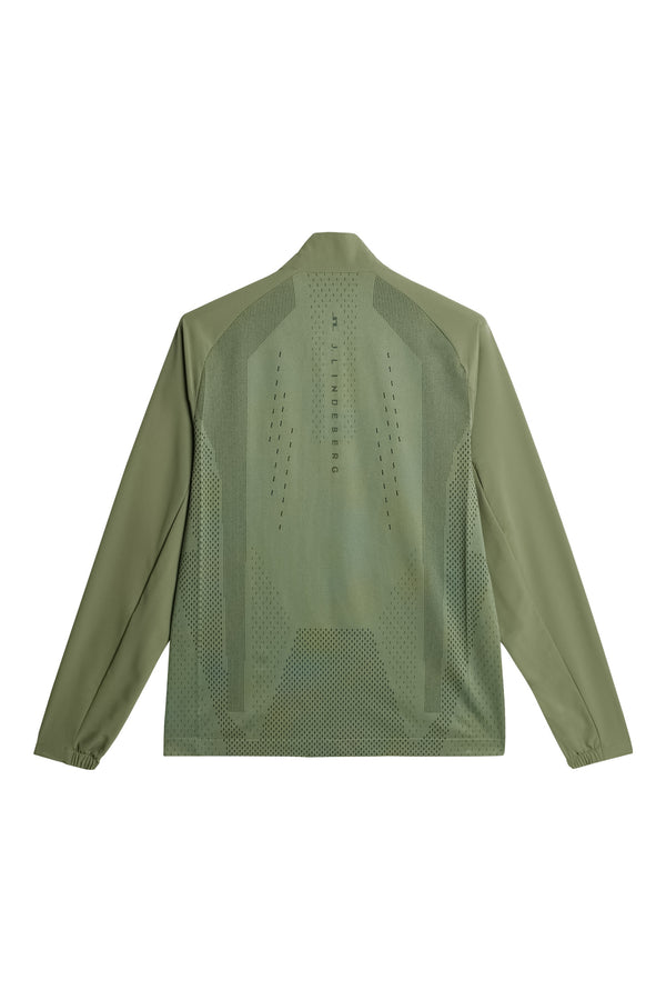 J.lindeberg Tech Hybrid Softshell Jacket Oil Green