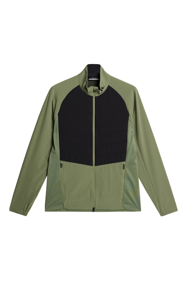 J.lindeberg Tech Hybrid Softshell Jacket Oil Green