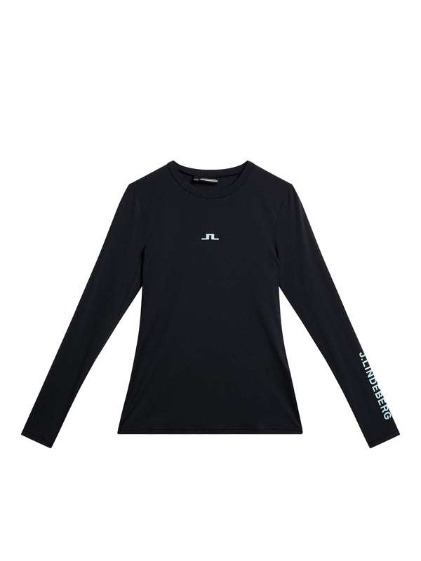 J.lindeberg Tekla Crew Neck Top Black