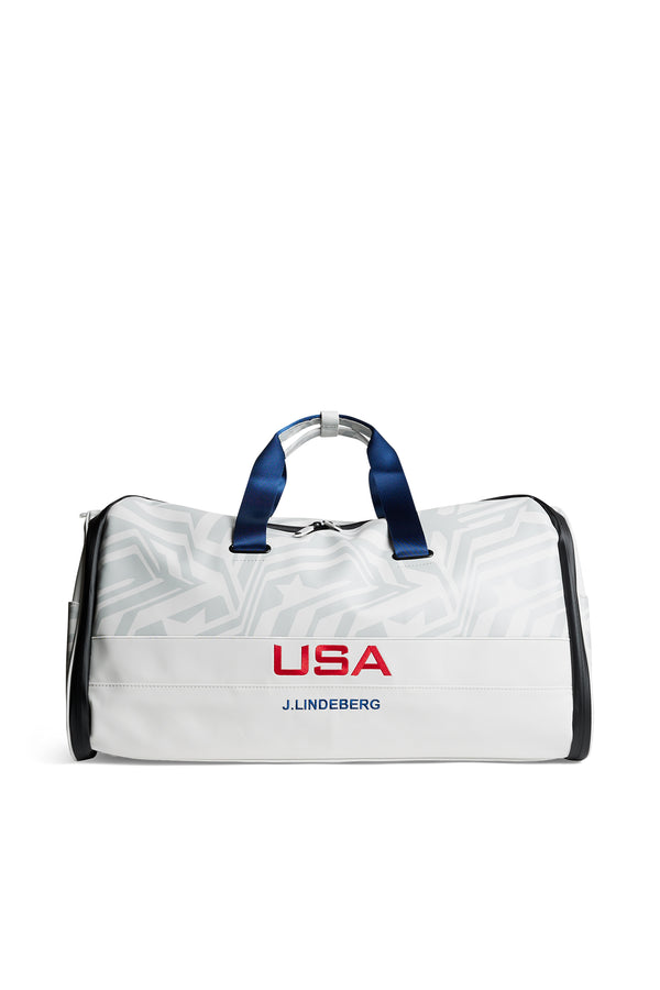 j.lindeberg The Garment Duffel Bag US Golf White