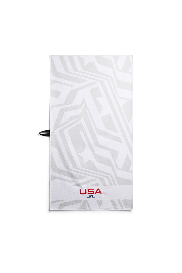 J.lindeberg The JL Towel US Golf White