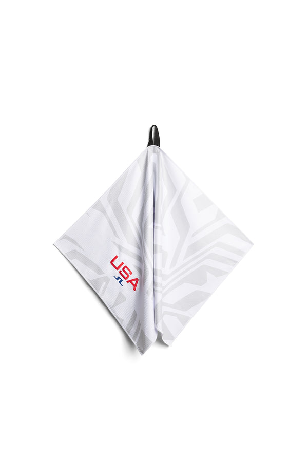 J.lindeberg The JL Towel US Golf White