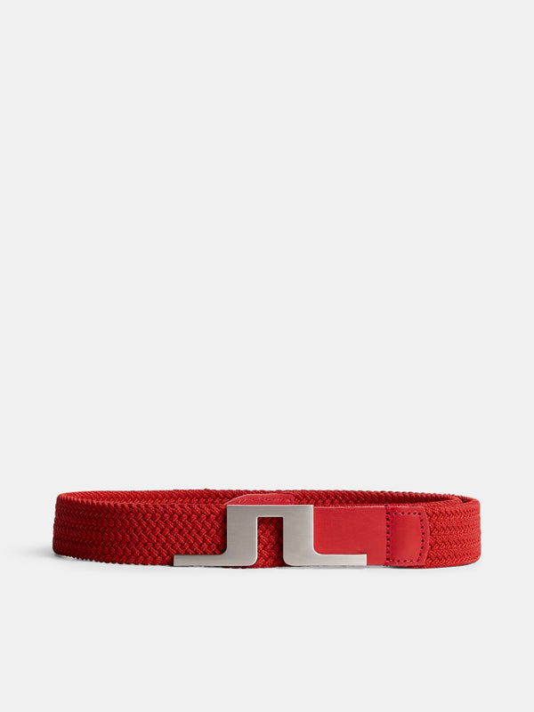 j.lindeberg The Lykke Belt Flame Scarlet