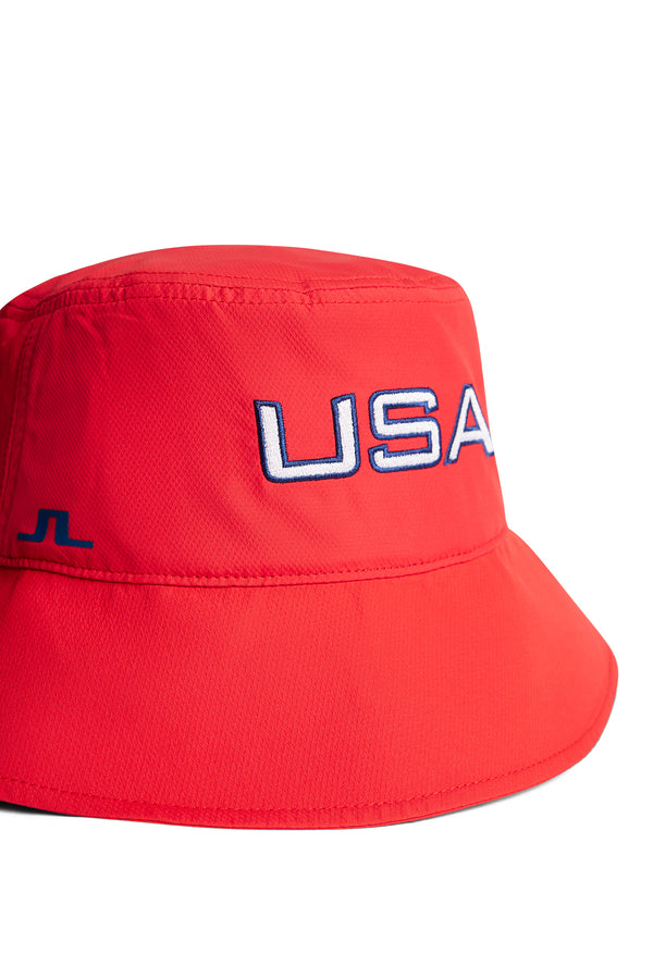 J.lindeberg The Tour Bucket Flame Scarlet