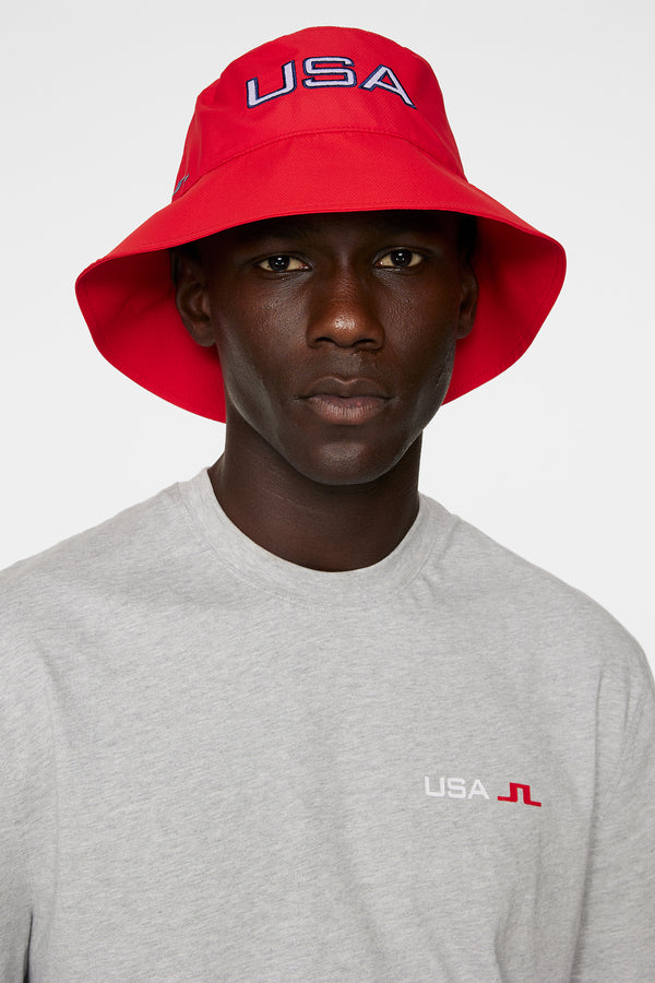 j.lindeberg The Tour Bucket Flame Scarlet