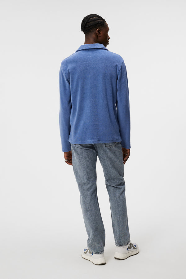 J.lindeberg Thomas Terry Shirt Bijou Blue